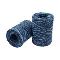 407 No - 1 Adet - 160-200 gr. - Sarılmış Ebruli Kağıt İp - Lacivert Mavi