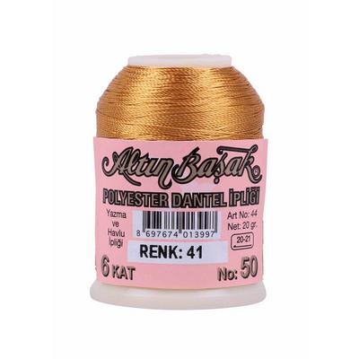41 No Altınbaşak 20 gr. Polyester Dantel İpi