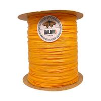 43 No - 1 Adet - Milano Yumuşak Dokulu Rafya (Yıkanabilir Rafya) (100 gr./250 mt.) - Açık Turuncu