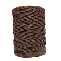 43 No 180-220 gr. İthal Sarılmış Kağıt İp - Koyu Kahverengi