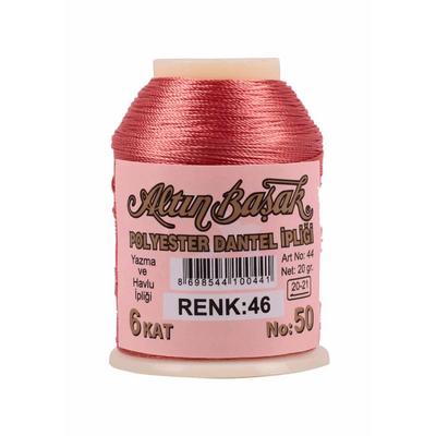 46 No Altınbaşak 20 gr. Polyester Dantel İpi