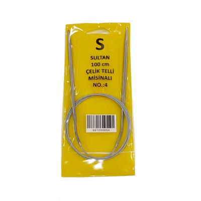 Sultan 100 cm Misinalı Şiş  - 4 mm Örgü Şişi