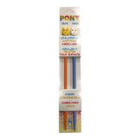 5 No Pony İthal 1. Kalite Çocuk Şişi - 18 cm Örgü Şişi