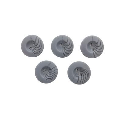 5 No Gri Yelek Hırka Düğmesi 5 Adet - 18mm 