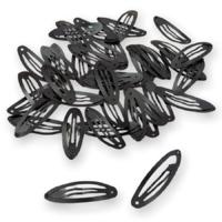100 Adet - 50 mm (5 cm) Çıt Çıt Toka Aparatı   - Siyah