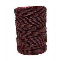 62 No 180-220 gr. İthal Sarılmış Kağıt İp - Pastel Bordo
