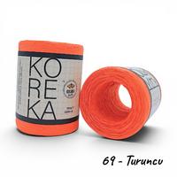 69 No Turuncu - 1 Adet - Milano KOREKA Yumuşak Dokulu Rafya 100gr 220mt 