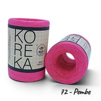 72 No Pembe - 1 Adet - Milano KOREKA Yumuşak Dokulu Rafya 100gr 220mt 