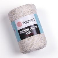 724 - 250 gr YarnArt Macrame Cotton Lurex - 205 mt.