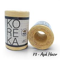 73 No Açık Hasır - 1 Adet - Milano KOREKA Yumuşak Dokulu Rafya 100gr 220mt 