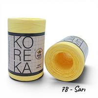 78 No Sarı - 1 Adet - Milano KOREKA Yumuşak Dokulu Rafya 100gr 220mt 
