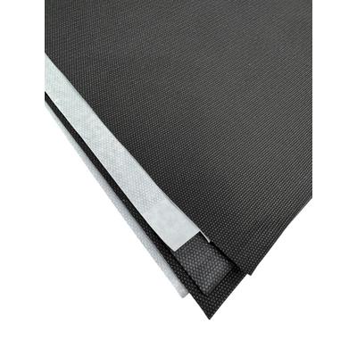 80x100 cm Yapışkanlı Çanta Astarı Kumaşı - Yapışkanlı Çanta Telası (BESLEME) - Siyah