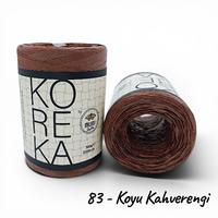 83 No Koyu Kahve - 1 Adet - Milano KOREKA Yumuşak Dokulu Rafya 100gr 220mt 