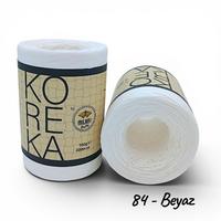 84 No Beyaz - 1 Adet - Milano KOREKA Yumuşak Dokulu Rafya 100gr 220mt 