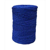 88 No 180-220 gr. İthal Sarılmış Kağıt İp - Saks Mavi