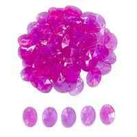 9 No Fuşya Oval Havlu Boncuğu (10 gr) - (60 Adet Üzeri).