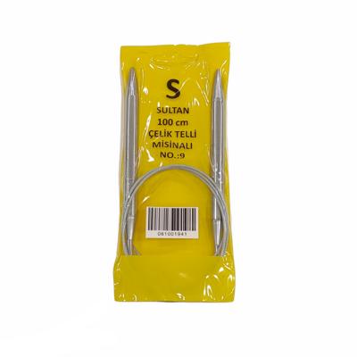 Sultan 100 cm Misinalı Şiş - 9 mm Örgü Şişi