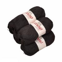 İ350 - 500gr. Kahverengi Lanoso Kiwi %55 Pamuk İhraç Fazlası İp - 992