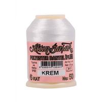 Krem Altınbaşak 20 gr. Polyester Dantel İpi