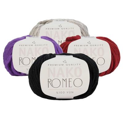 Nako Romeo - % 100 YÜN - 100 gr. 40 mt.