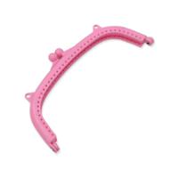Pembe Plastik Çanta - Cüzdan Klipsi - 16 cm