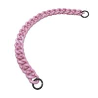 Pembe Plastik Çanta Zinciri - Akrilik Sap - Zincir Çanta Sapı Adet - 40 cm