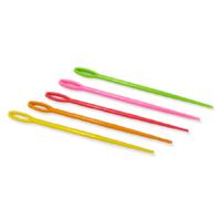 Plastik Yün İğnesi Seti - 5 Adet Plastik İğne - (İğne Boyu 90 mm)