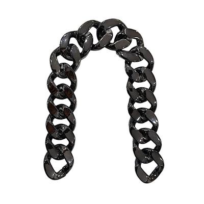 Antrasit Abiye Çanta Sapı - 38cm