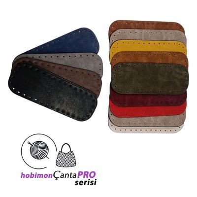ÇantaPro - 20x8cm Oval Dikdörtgen Deri Çanta Tabanı