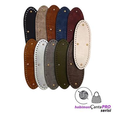 ÇantaPro - 25x10cm Deri Oval Çanta Tabanı 
