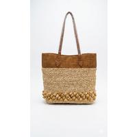 ÇantaPro - Askılı Deri Detaylı Hazır Çanta Astarı İçi 60x32 cm