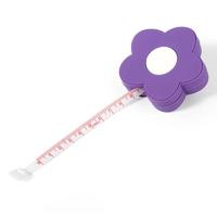 Çiçek Model Mor Otomatik Mezura - 100 cm