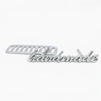 El Yazısı Handmade Gümüş Metal Plaka / Metal Etiket Adet - 50x9 mm