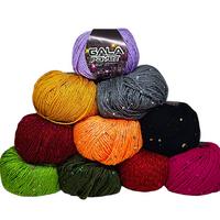 GALA PAYET Pullu İp - 10 Adet - %94 Akrilik %6 Payet 50gr. 125mt.