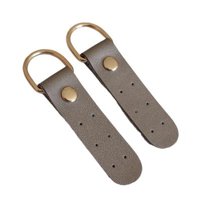 Gri Deri Çanta Böce Çifti - 10x2 cm (Gold)