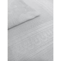 Gri Kupon Etuval Linen Kare Masa (Bohça) Örtüsü - 120cm x 120cm