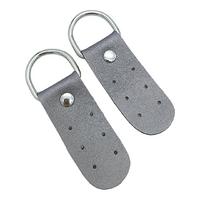 Gümüş Deri Çanta Böce Çifti - 10x3 cm (Gümüş)