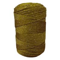 Hardal - Simli Polyester Makrome İpi 200 gr.
