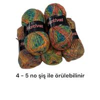 İH5528 - 470 gr. (5 Adet) Moher Batik İhraç Fazlası İp