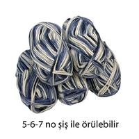 İH5592 - 530 gr. (5 Adet) % 75 yün batik İhraç Fazlası İp