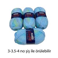 İH5685 - 385 gr. (4 Adet) Nako outlet bebe yünü İhraç Fazlası İp