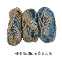 İH5959 - 436 gr. ( 3 Adet) Yumuşak Dokulu Batik İhraç Fazlası İp