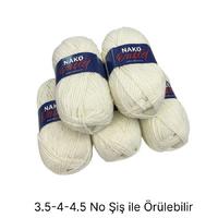 İH6097 - 500 gr. (5 Adet) % 25 yün Nako outlet İhraç Fazlası İp