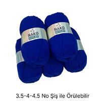 İH6098 - 500 gr. (5 Adet) % 25 yün Nako outlet İhraç Fazlası İp