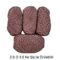 İH6202 - 382 gr. (4 Adet) Moher yünlü  ince İhraç Fazlası İp