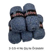 İH6219 - 500 gr. (5 Adet) Yumuşak doku kırçıllı moher  İhraç Fazlası İp