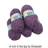 İH6235 - 600 gr. (5 Adet) Nako outlet kırçıllı İhraç Fazlası İp