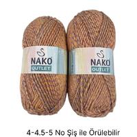 İH6236 - 226 gr. (2 Adet) Nako outlet kırçıllı İhraç Fazlası İp