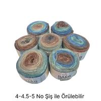 İH6249 - 490 gr. (7 Adet) Moher tiftik Nako outlet İhraç Fazlası İp