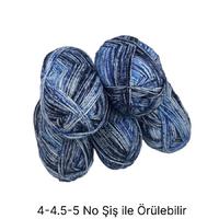 İH6262 - 616 gr. (5 Adet) % 50 yün moher batik İhraç Fazlası İp